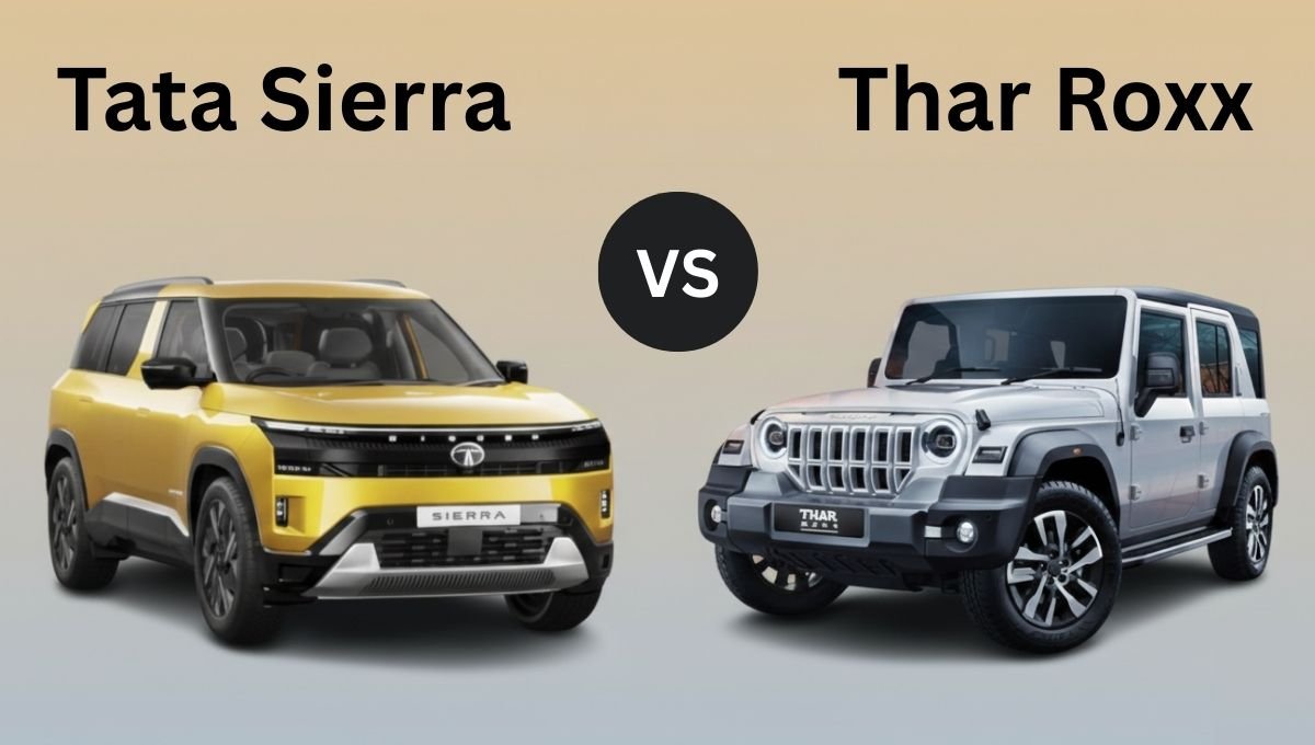 Tata Sierra vs Thar Roxx