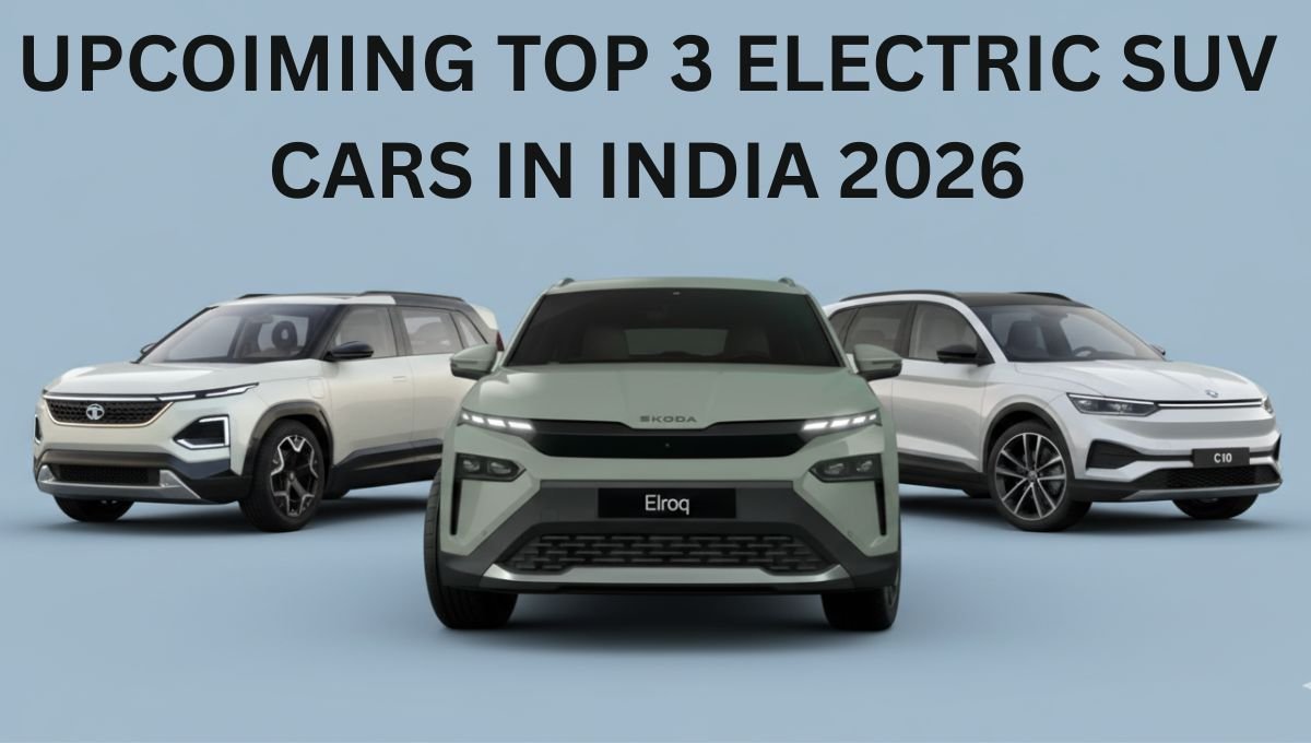UPCOIMING TOP 3 ELECTRIC SUV CARS IN INDIA 2026